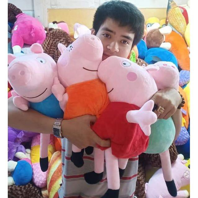 🔴 GẤU BÔNG HEO PEPPA 40CM giao màu ngẫu nhiên