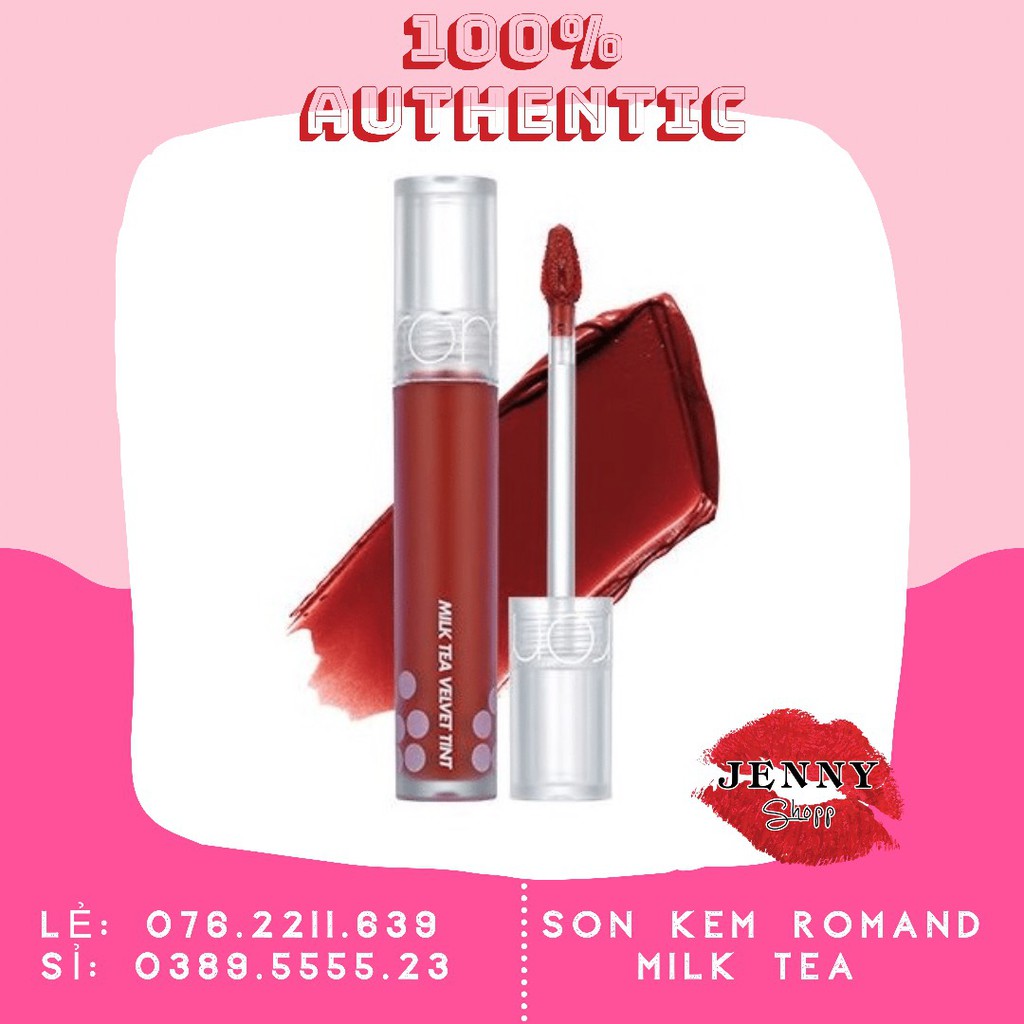 SON KEM LÌ ROMAND MILK TEA VELVET TINT