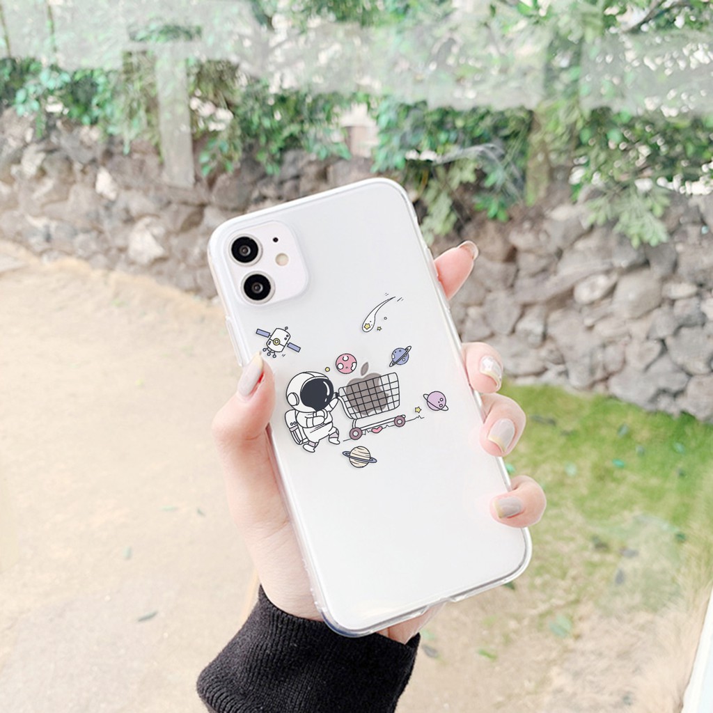 Ốp lưng iphone Space Catch viền trong chống ố 6/6plus/6s/6splus/7/7plus/8/8plus/x/xr/xs/11/12/13/pro/max/plus/promax | BigBuy360 - bigbuy360.vn