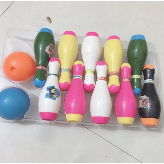 Đồ chơi boling màu sắc phát triển trí tuệ cho bé