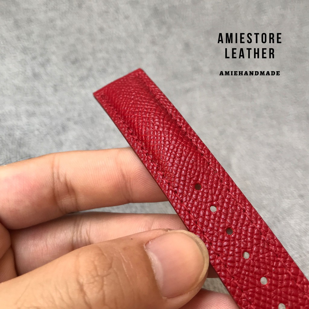 [ Rẻ Nhất ] Dây Đồng Hồ Da Bò Thật - Đồng Hồ Dây Da - Amiestore Leather