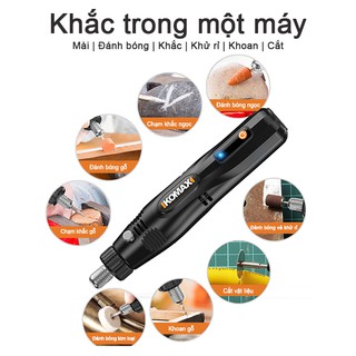 Máy mài điêu khắc cầm tay 2 trong 1 195 chi tiết KOMAX