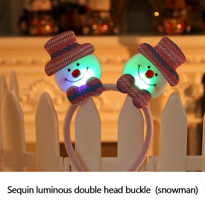 Cài tóc Giáng sinh có đèn LED phát sáng kiểu dáng đa dạng