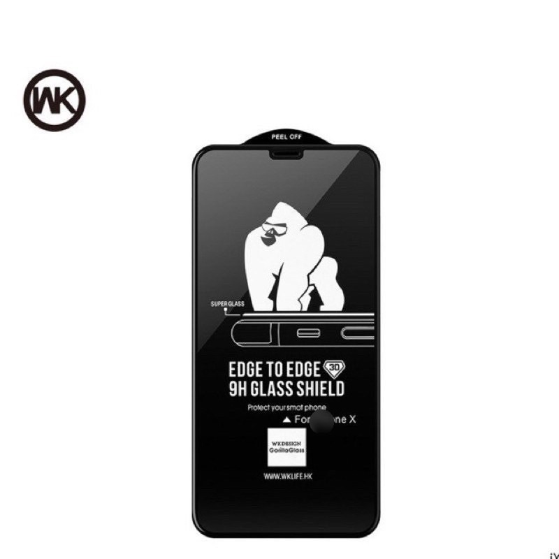 KÍNH CƯỜNG LỰC KINGKONG IPHONE FULL MÀN- TRONG SUỐT -DÀNH CHO IPHONE 6 ĐẾN 15PROMAX