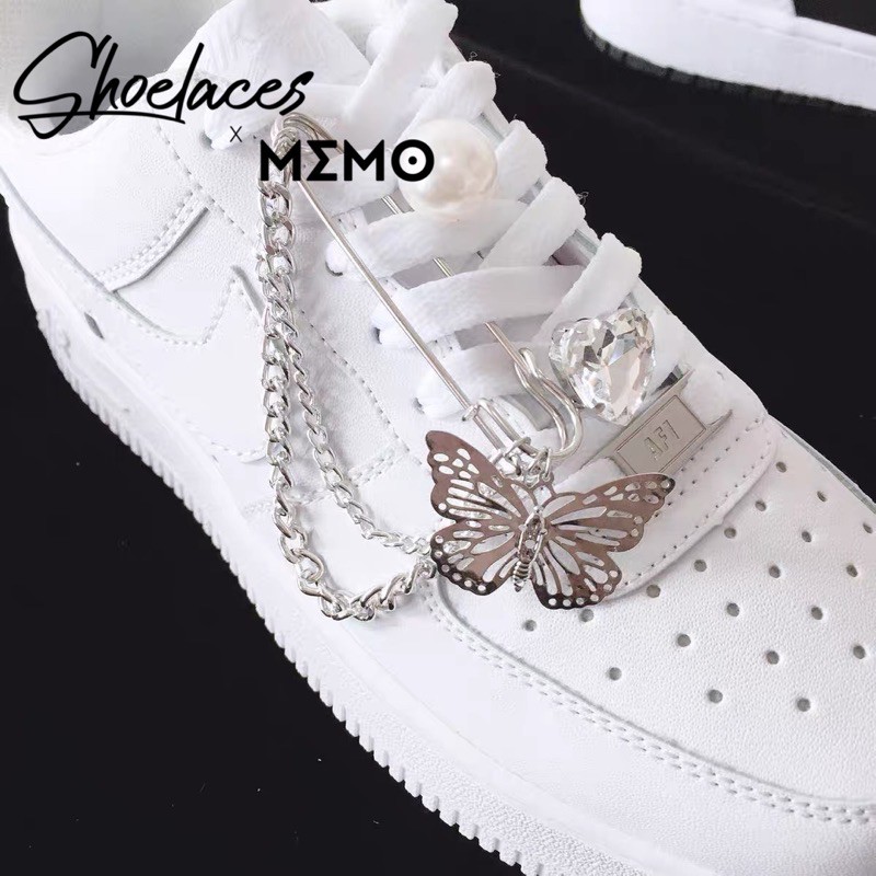 Trâm Cài Trang Trí Giày Custom AF1 AJ1 Trâm Cài Butterfly