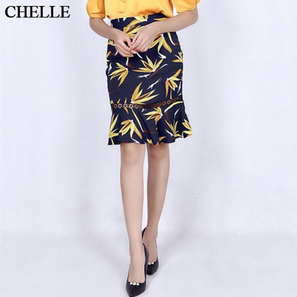 Chân váy nữ đuôi cá phối ren thời trang thiết kế cực sang chảnh - C62L18H053-DF32 | BigBuy360 - bigbuy360.vn