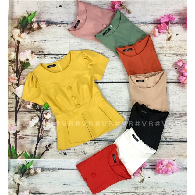 Áo thiết kế 3 nút