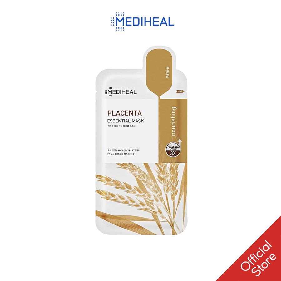 Mặt Nạ Nhau Thai Cừu Phục Hồi Da Mediheal Placenta Essential Mask 25ml