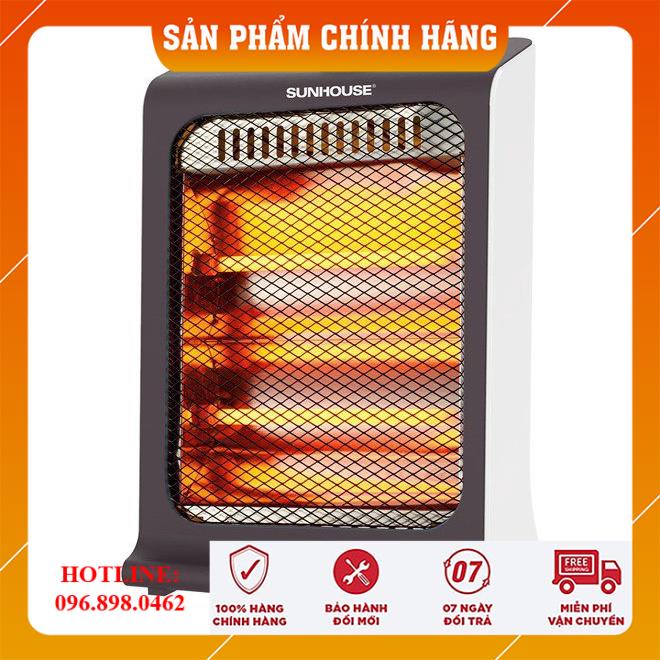 Máy Sưởi SUNHOUSE SHD7023, Đèn Sưởi 2 bóng Sunhouse SHD7023, Quạt Sưởi Sunhouse Hồng Ngoại Làm Ấm Nhanh Tỏa Nhiệt Đều