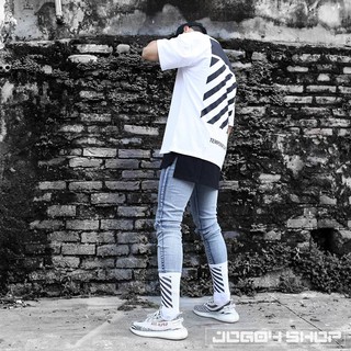 Áo Thun Longtee Layer Xẻ Tà Nam Nữ Unisex