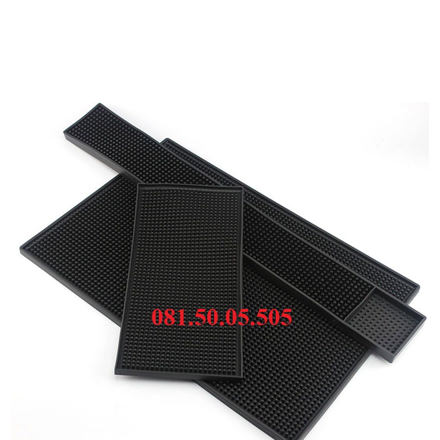 Thảm Lót Cao Su Quầy Bar, Thảm bar pha chế, Thảm bar cao su chống trượt cao cấp (Rubber Bar Mat) với kích cỡ 45x30cm - 1