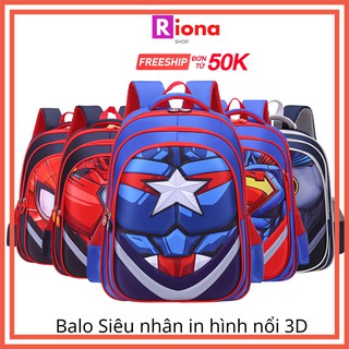 Balo học sinh tiểu học bé trai siêu nhân cặp sách cấp 1 chống gù