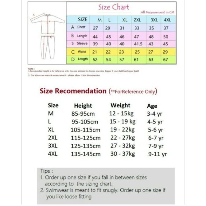 Set đồ bơi dài tay chống tia UV cao cấp cho bé gái