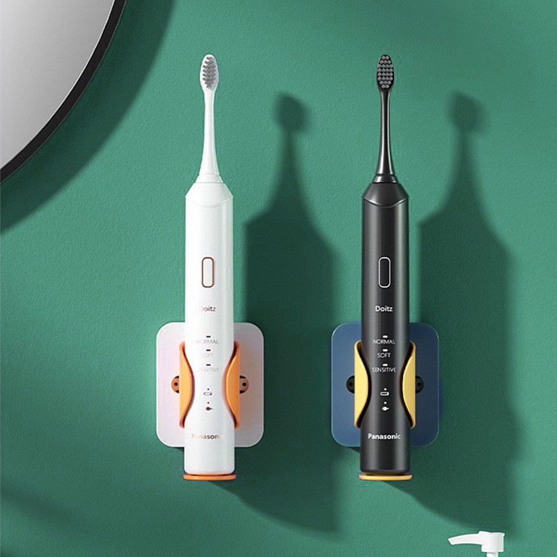 Giá đỡ bàn chải đánh răng điện gắn tường không đục lỗ sử dụng tiện lợi