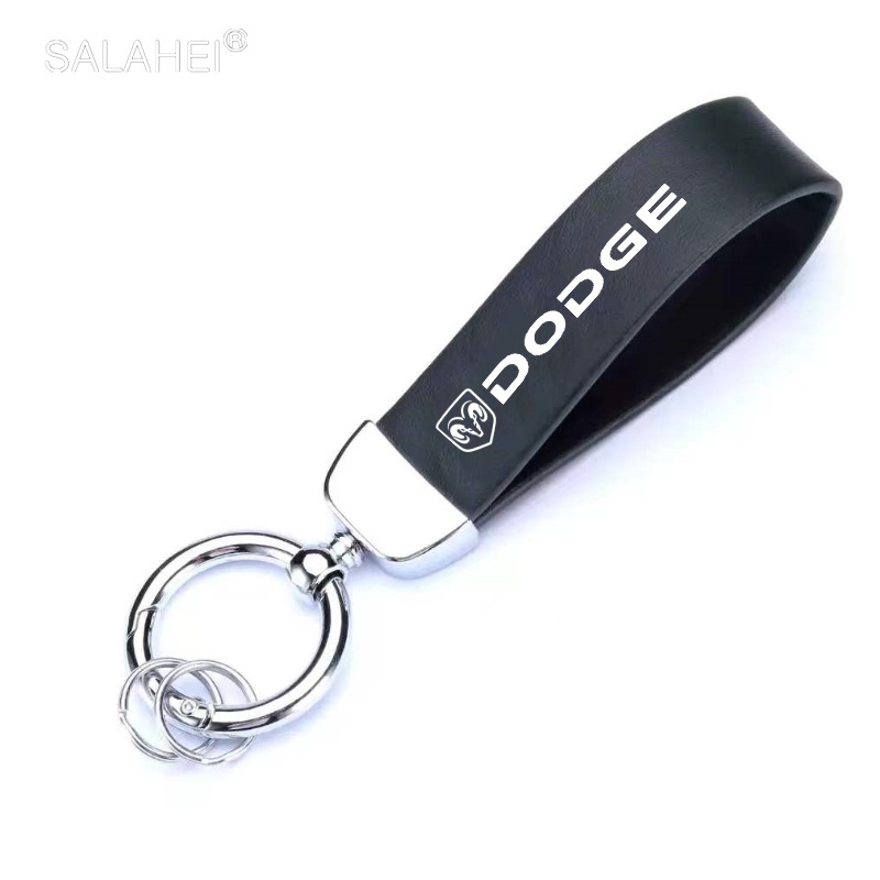Móc Khóa Xe Hơi Bằng Kim Loại Có Biểu Tượng Trang Trí Xe Dodge Challenger RAM 1500 Charger Avenger Caliber Nitro