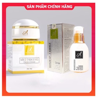Combo kem face pháp 50g + serum 50ml - giúp dưỡng trắng da mềm mịn căng bóng mẫu mới