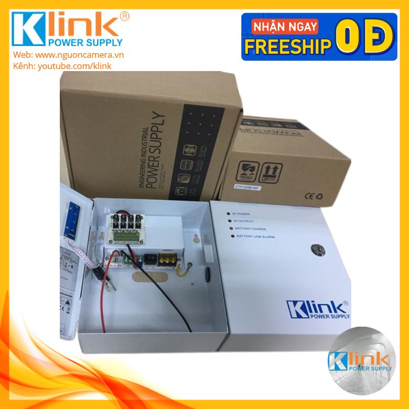 ♻️CHÍNH HÃNG♻️Bộ UPS Klink nguồn dự phòng sạc dự phòng tự động cho hệ thống camera giám sát an ninh 4 cam và đầu ghi.