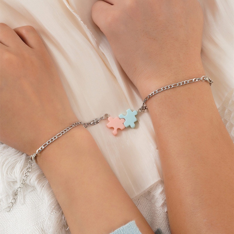 Vòng Tay Chuỗi Hạt Bằng Thép Không Gỉ Thời Trang Cho Cặp Đôi