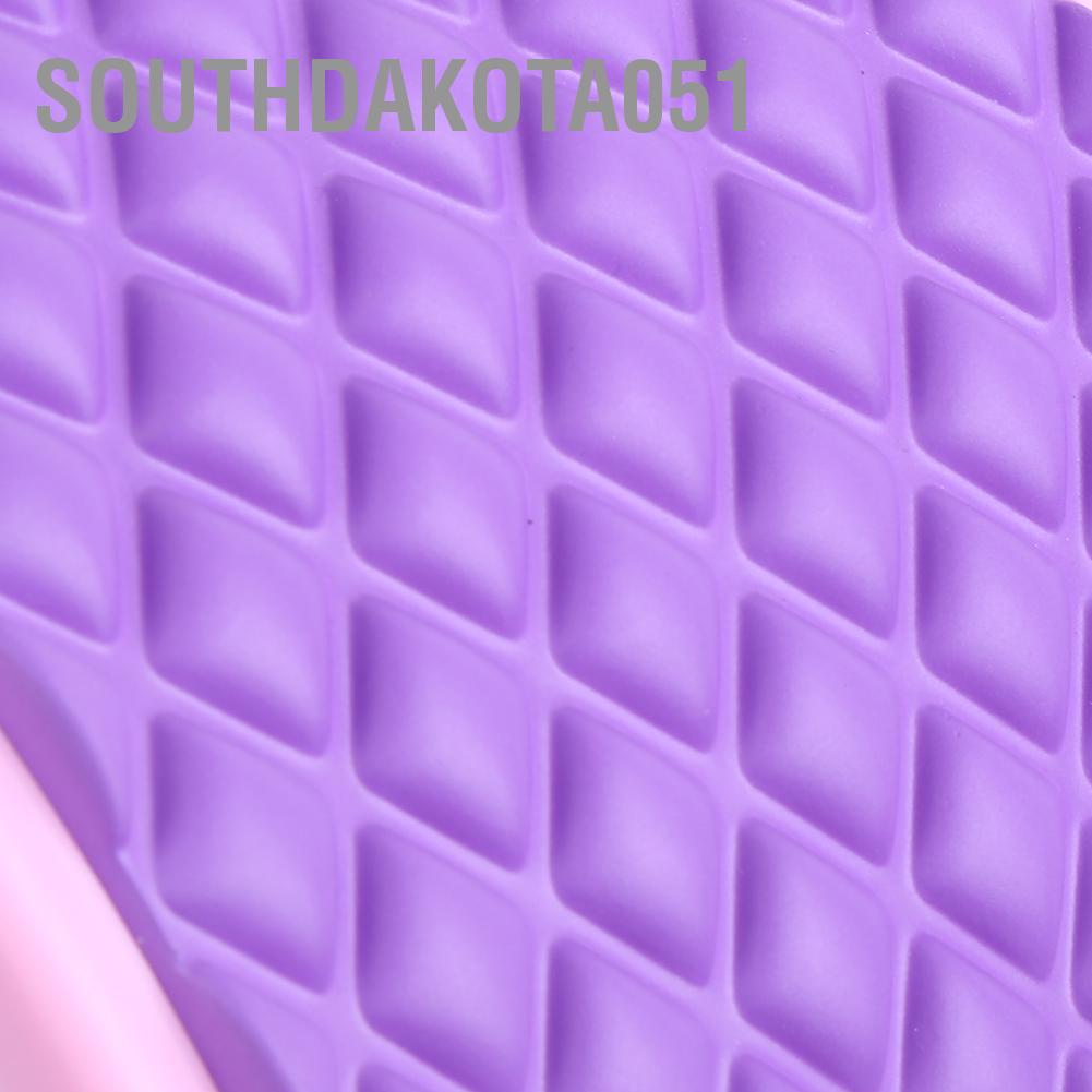 [Hàng HOT] Con lăn Yoga Massage Foam Roller giảm đau lưng Xoa bóp kéo căng màu hồng + đỏ【Southdakota051】