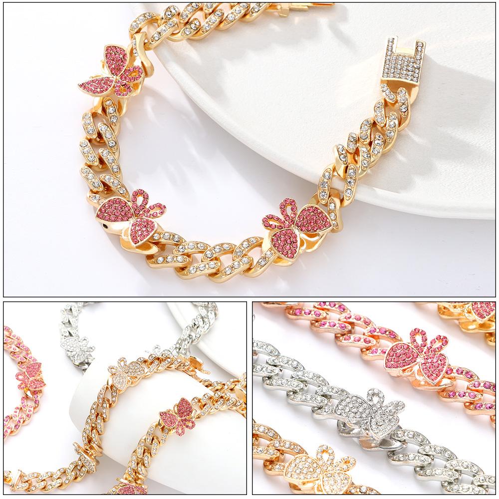 EUTUS Lắc Chân Mạ Vàng 18K Phong Cách Hip Hop Tinh Tế Cho Nữ|Bông Tai Mạ Bạch Kim 18K Sang Trọng 18K