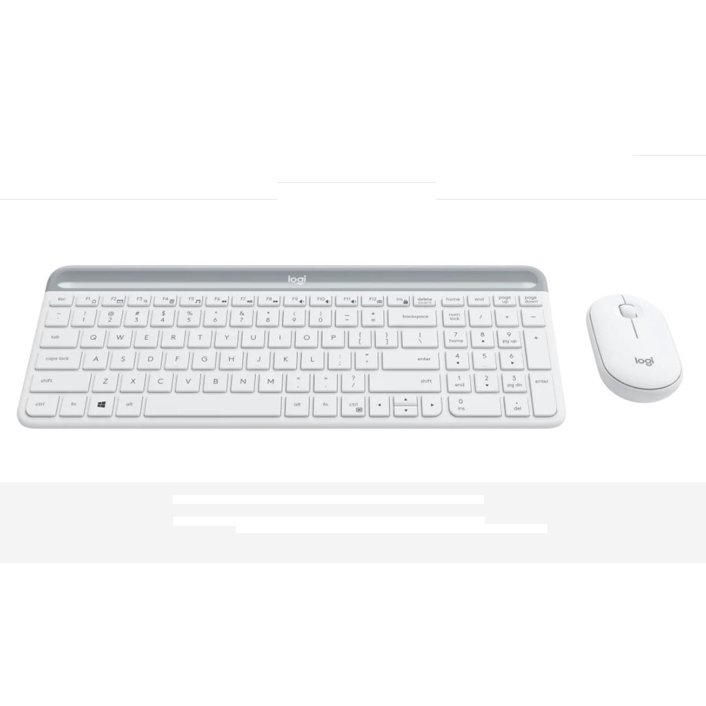 Bộ bàn phím và chuột không dây Logitech MK470 (Màu trắng)