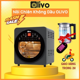 Nồi Chiên Không Dầu OLIVO AF15  Công Suất Cao Dung Tích 15 Lít [BẢO HÀNH CHÍNH HÃNG 24 THÁNG]