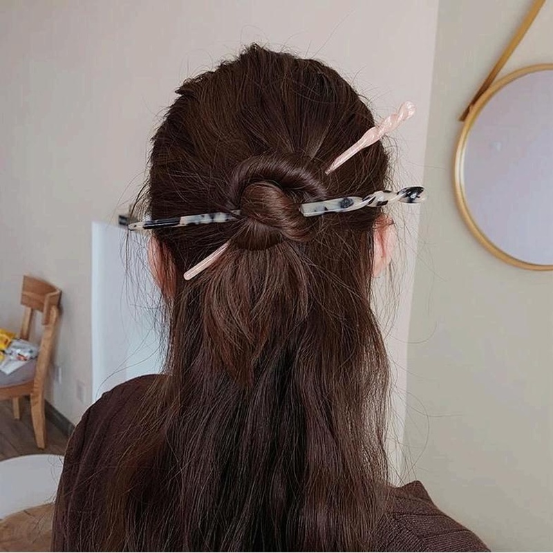 Trâm Cài Tóc Họa Tiết Da Báo Phong Cách Trung Hoa Cổ Điển Dành Cho Nữ