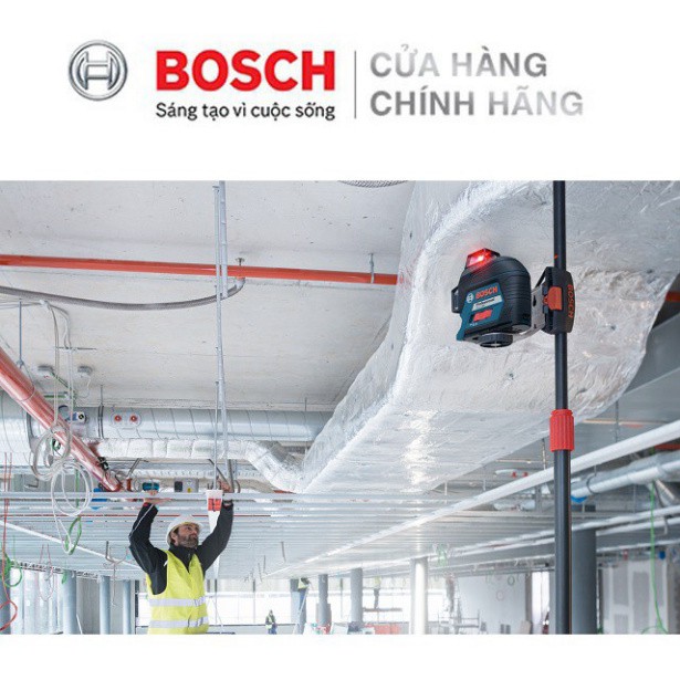 [HÀNG CHÍNH HÃNG] Máy Cân Mực Laser Bosch GLL 3-80 (Tia Đỏ)