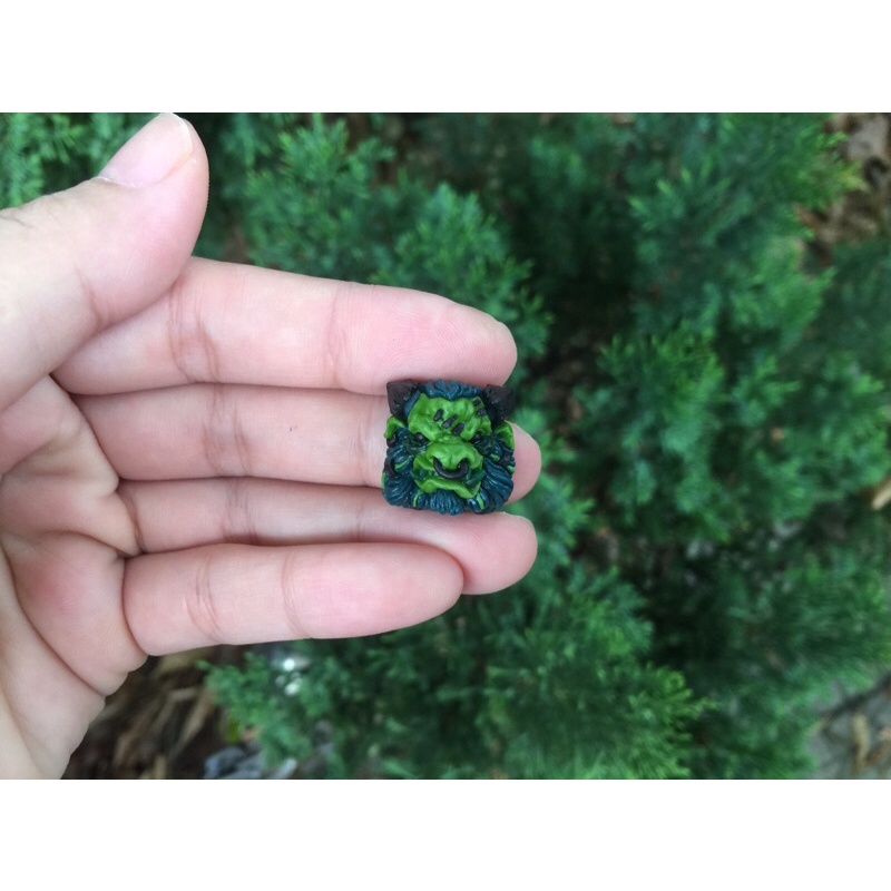Keycaps- Nút bàn phím trang trí bàn phím cơ tông xanh lá-đen