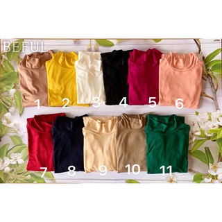 [HOT] Combo 2 ÁO GIỮ NHIỆT NỮ BEFUL CỔ 5P (inbox chọn màu)