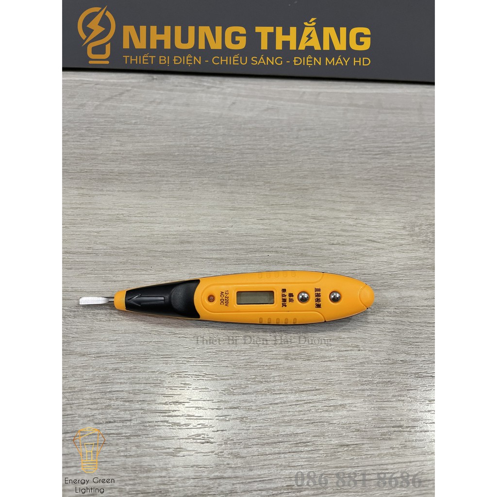 Bút Thử Điện Có Màn Hình Hiển Thị SDT-523 - Thiết Kế Nhỏ Gọn - Dễ Dàng Sử Dụng - Bảo Hành 12 Tháng