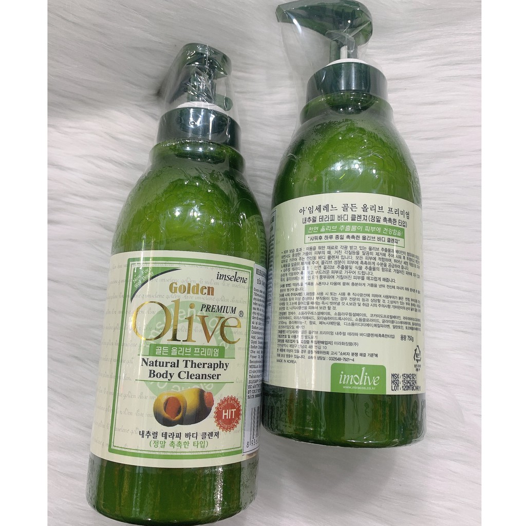 Sữa tắm thư giãn OLIVE natural theraphy body cleanser 750gr