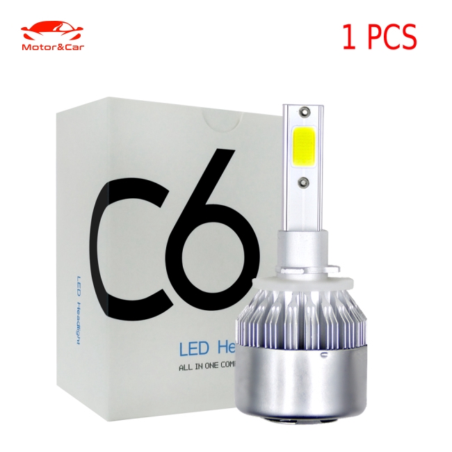 Bóng đèn LED công suất cao C6 6000K ánh sáng trắng dành cho xe hơi