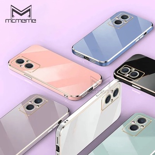 Ốp Điện Thoại TPU Silicon Mạ Màu Chống Rơi Cho OPPO Reno 8 5G 8Z 7Z 7 SE