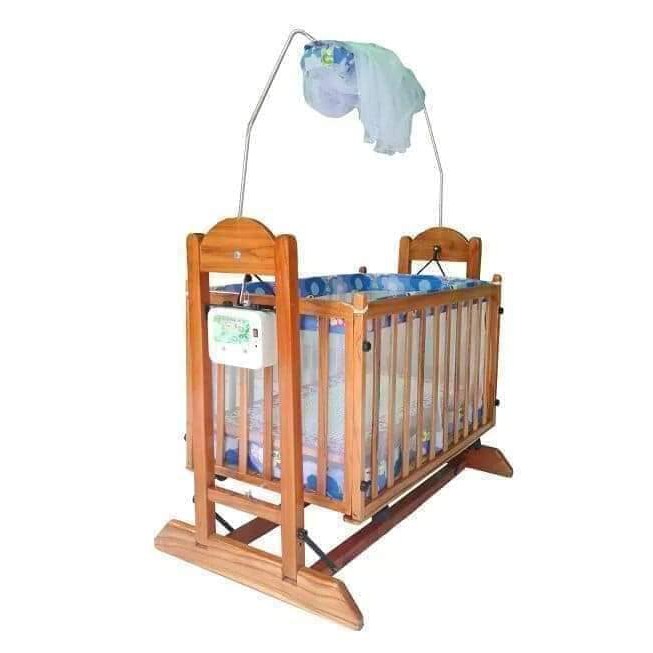 Nôi điện trung gỗ  3 chức năng : nôi điện,cũi,võng.Ru tự động