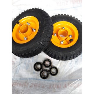 bánh xe 200mm caosumina bơm hơi có đạn ( vòng bi ) giá / 1 cái