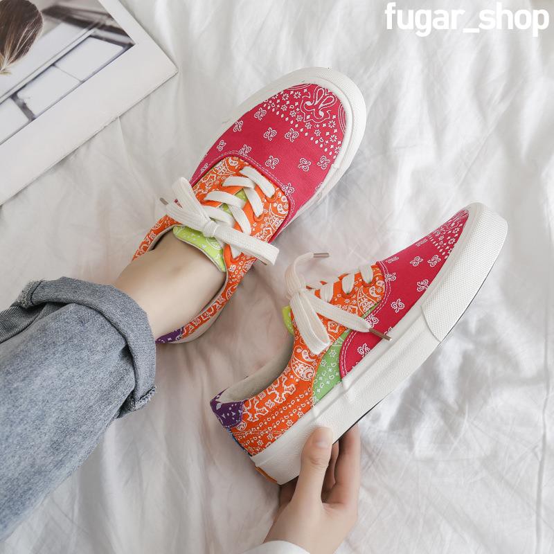 Giày Canvas Size Lớn 35-44 Màu Sắc Đa Dạng Phong Cách Hàn Quốc 2021