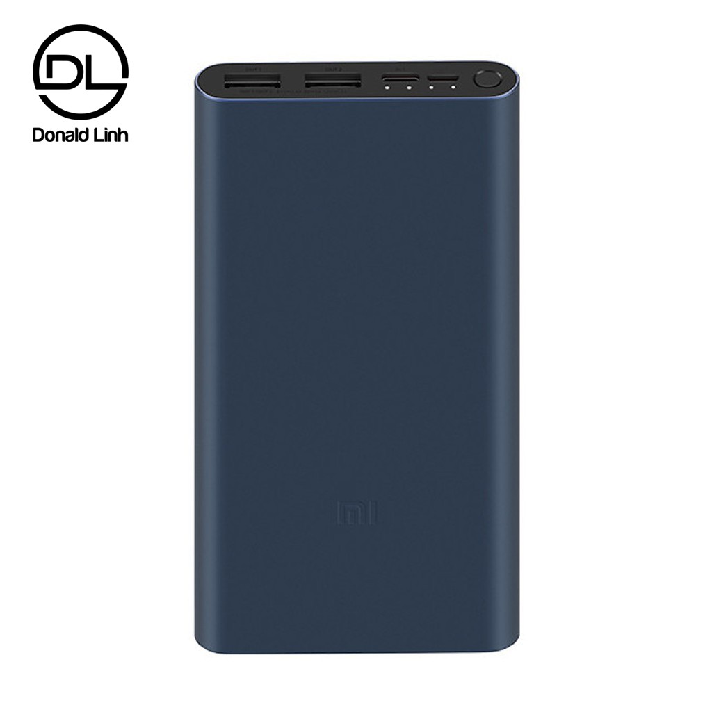 Pin Sạc Dự Phòng Xiaomi Gen 3 Version 2019 Polymer 10000mAh Tích Hợp Cổng Type-C  - Hàng Chính Hãng