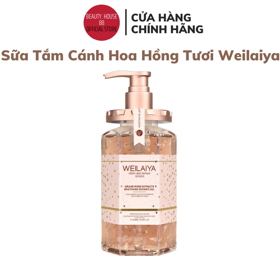 Sữa Tắm Weilaiya Cánh Hoa Hồng Damask 450ml