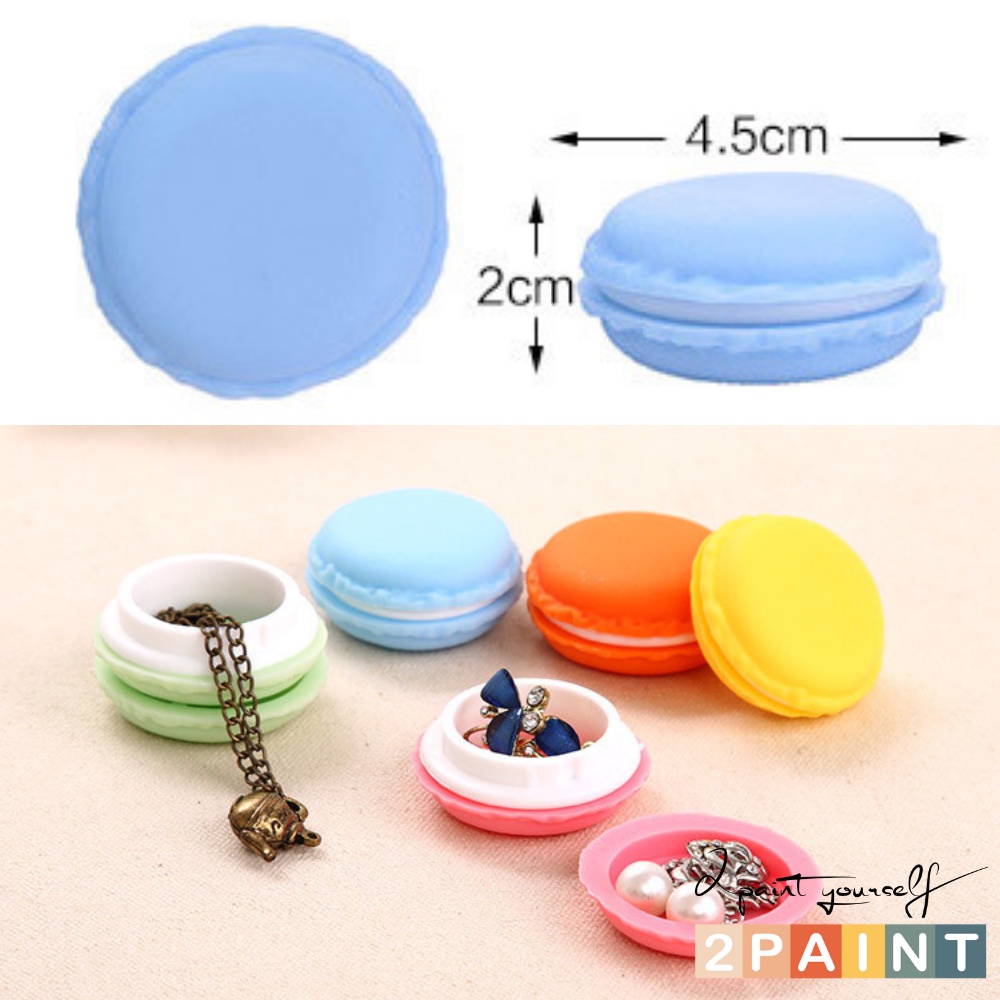 Hộp đựng trang sức mini mô hình bánh Macaron trang trí đẹp