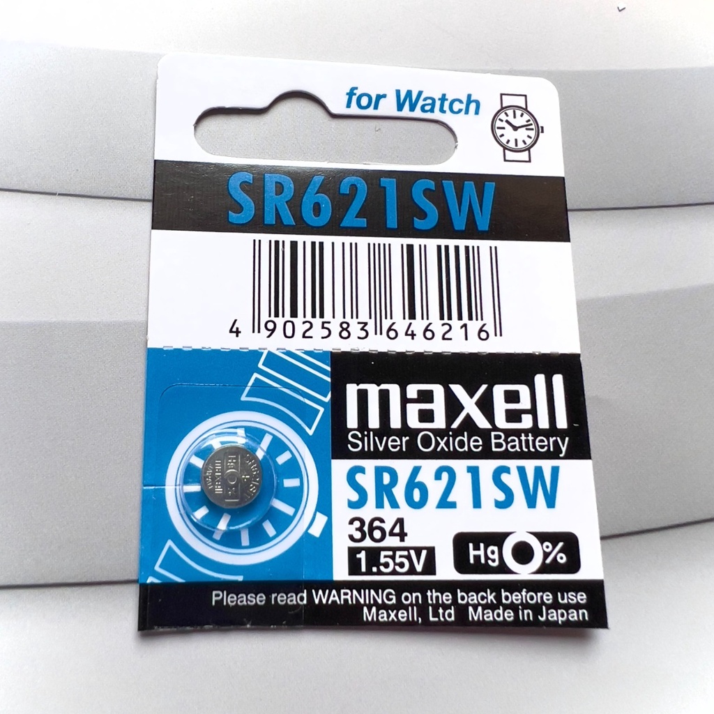 Pin Maxell Nhật Bản SR621SW / 364 / G1  Hàng Chính Hãng Made in Japan