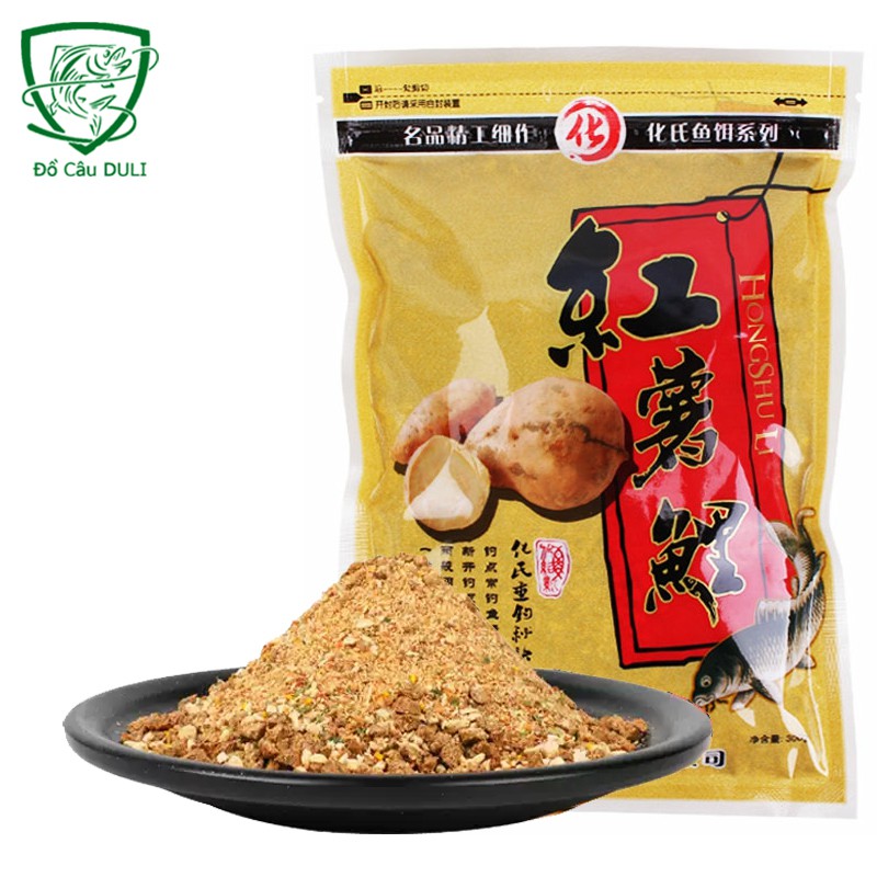 Mồi Câu Cá Khoai Lang Đỏ khối lượng 300g siêu nhạy HUA-15