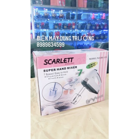 MÁY ĐÁNH TRỨNG CẦM TAY SCARLETT 7 TỐC ĐỘ