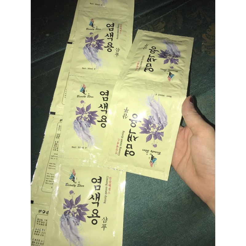 Thuốc nhuộm đen thảo mộc tạm thời 1 tuần | BigBuy360 - bigbuy360.vn