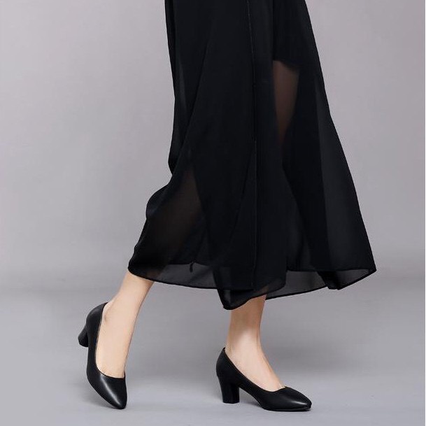 Giày Công Sở Nữ 7 Phân Chất Da Mềm Chuẩn Phom Size 35 - 39