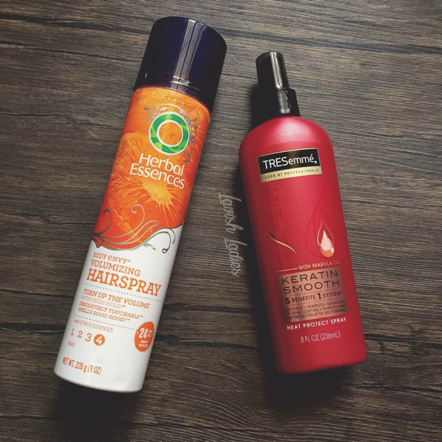 HAIRSPRAY HERBAL ESSENCES KHOÁ NẾP + CÁCH NHIỆT DƯỠNG KERATIN