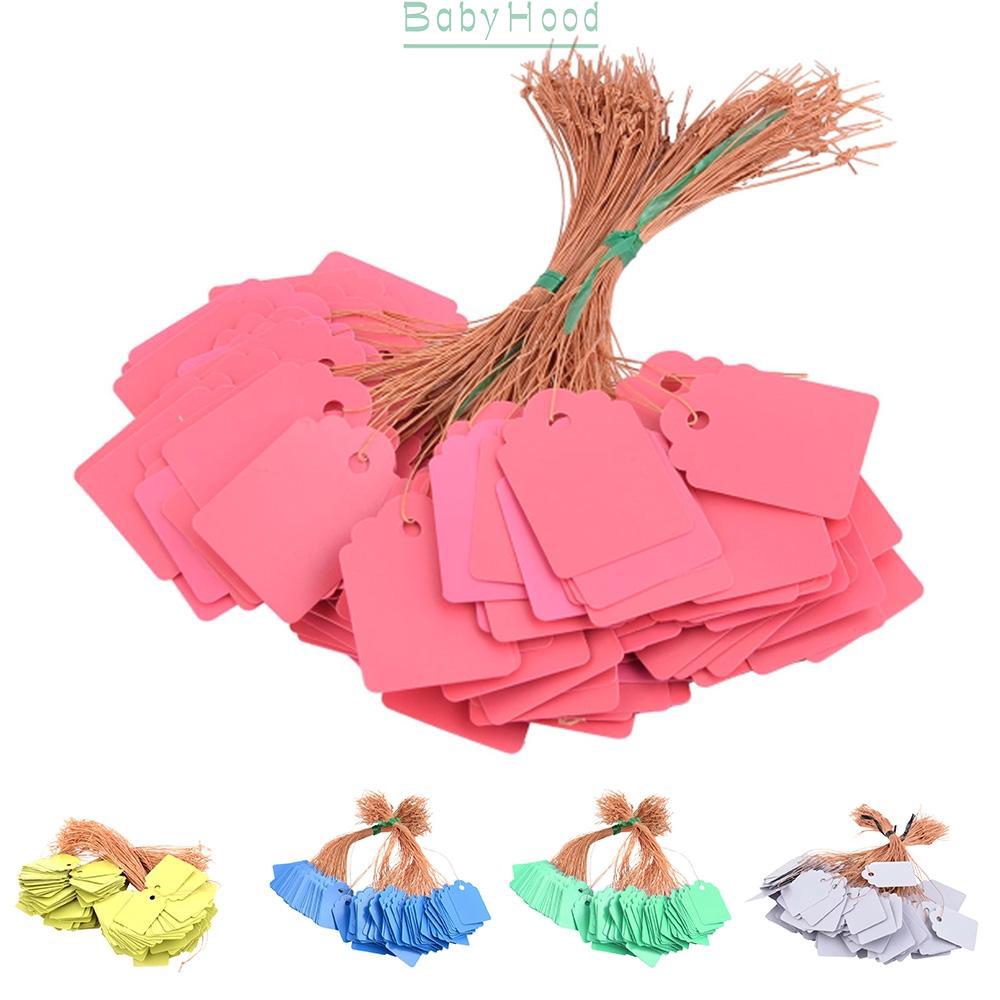 Bộ 100 thẻ nhựa ghi tên chậu cây chống thấm nước nhiều màu sắc