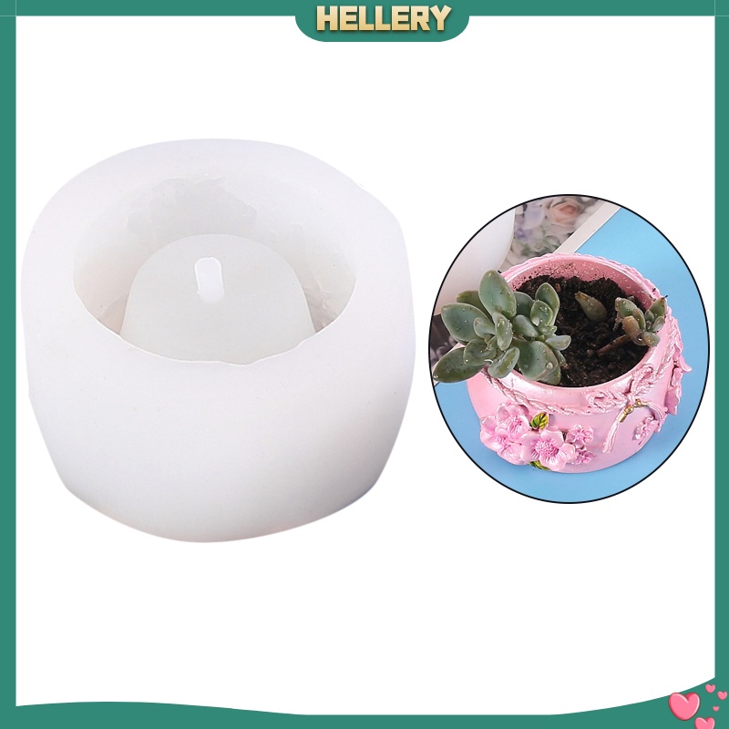 Khuôn Silicone Làm Nến / Xà Phòng / Chậu Hoa