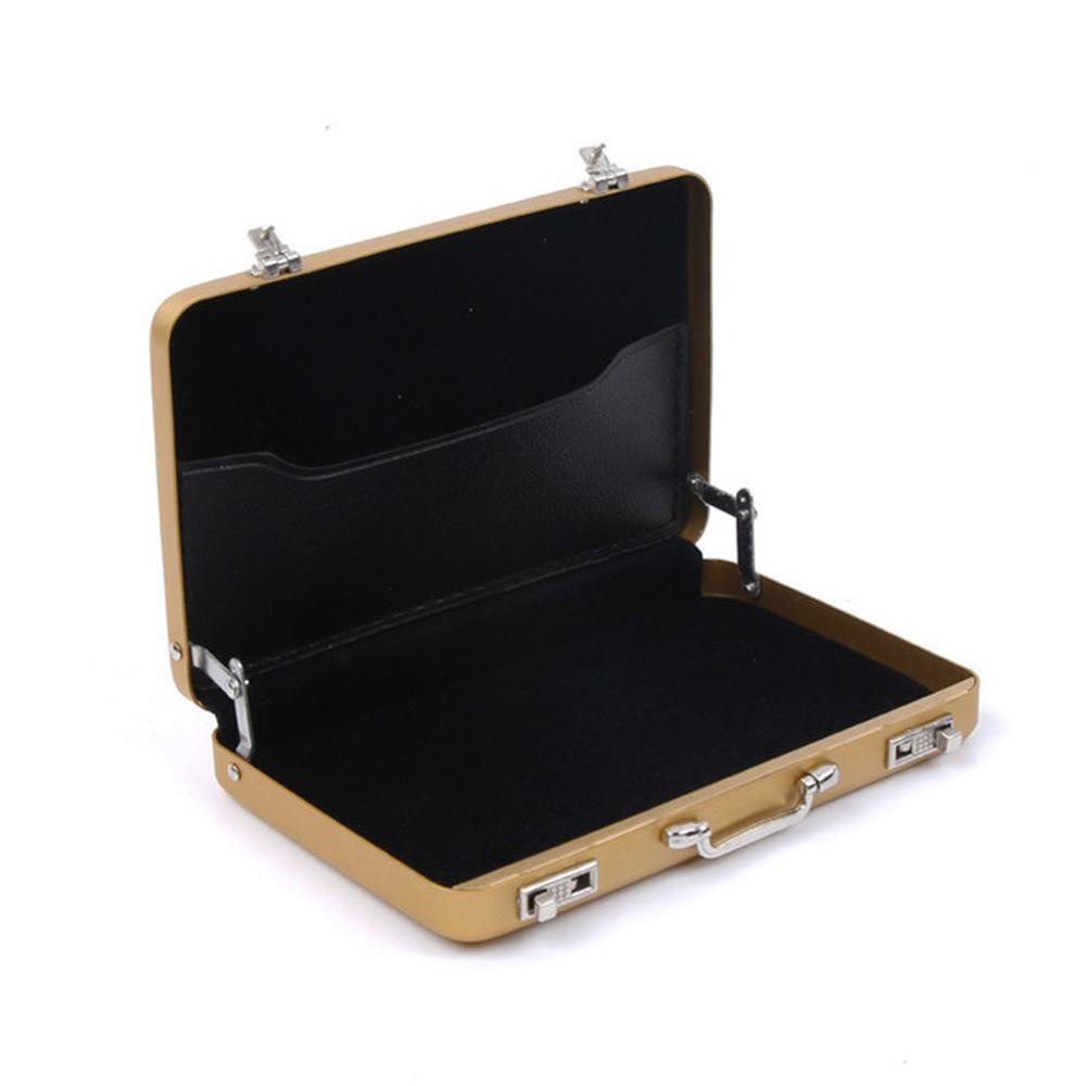 Hộp Nhôm Đựng Thẻ Tín Dụng / Danh Thiếp Mini Màu Đen
