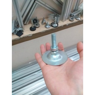 Chân tăng chỉnh đế thép mạ D60